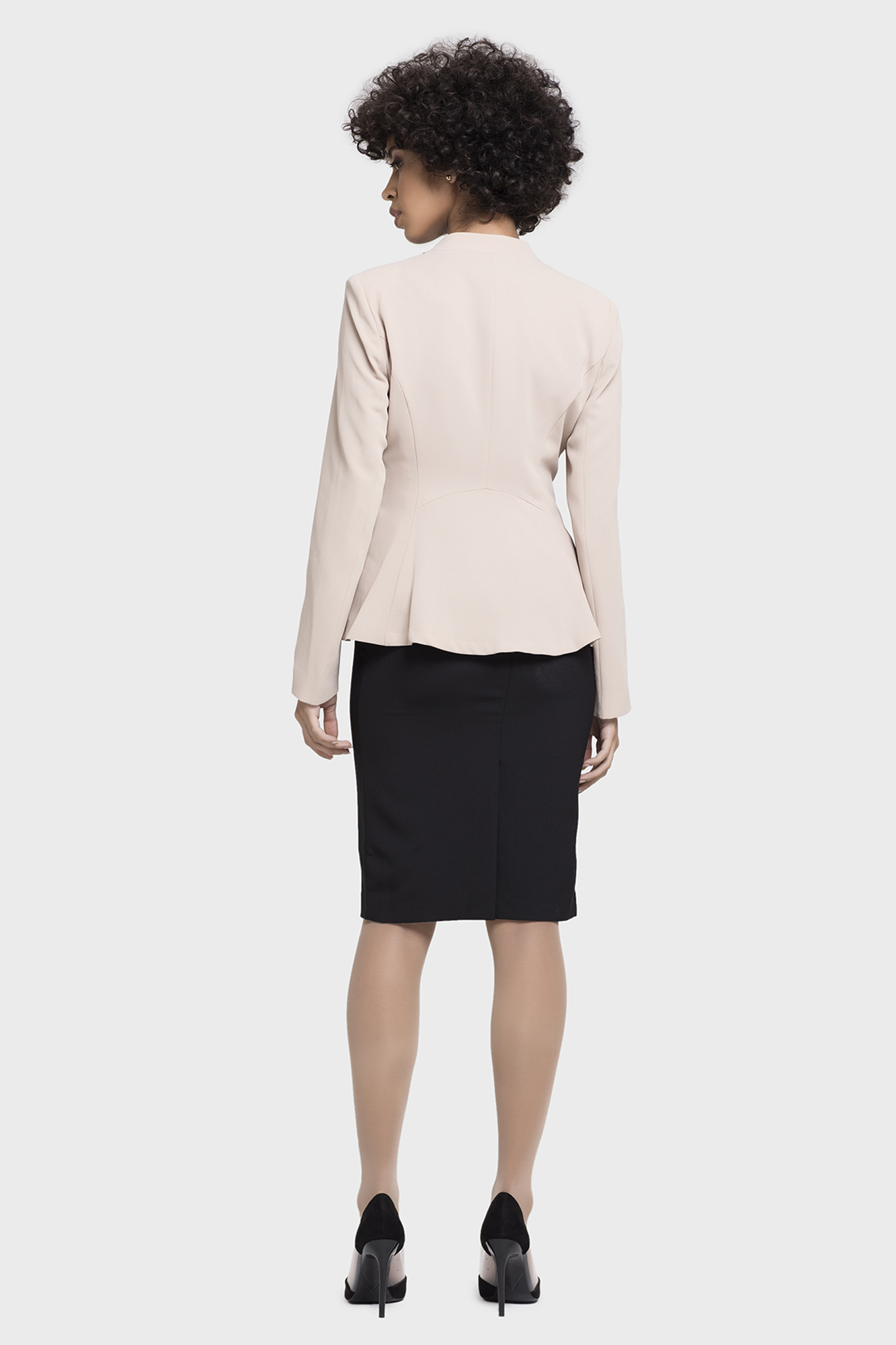 chiffon scarf workwear jacket for women